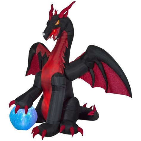 Halloween Inflatable Dragon With Smoke - 443 Traveling