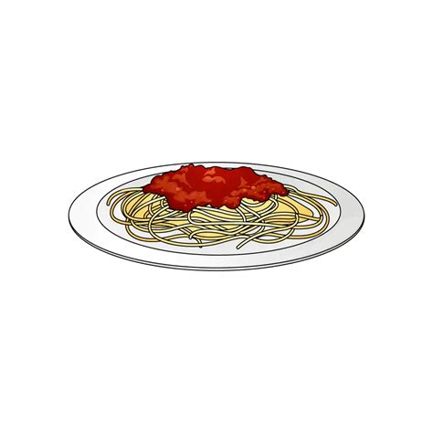 How to Draw Spaghetti Step by Step