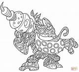 Skylanders Superchargers Spitfire Coloring Pages Coloring sketch template