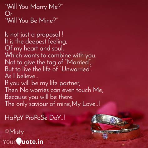 “Will You Marry Me?” Or “... | Quotes & Writings by Nikita Jaiswal | YourQuote