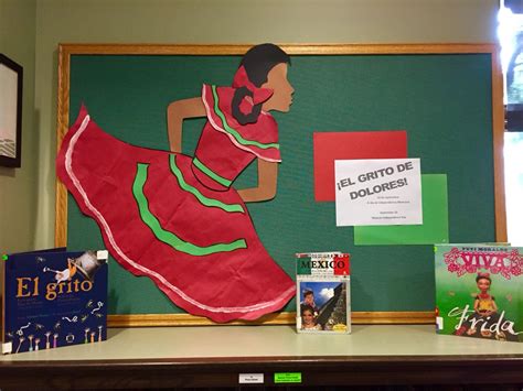 Mexican Independence display at the public library | Hispanic heritage ...