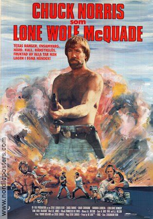 Lone Wolf McQuade poster 1983 Chuck Norris original