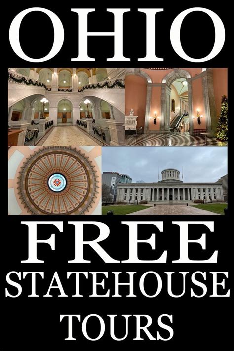 Cheap Travel - Ohio - Ohio Statehouse Tours | Ohio, State holidays, Travel