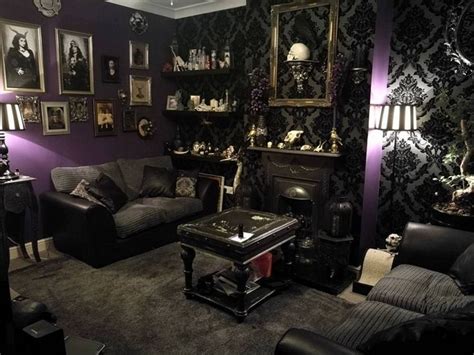 25+ Incredible Gothic Living Room Design Decor Ideas for You ...