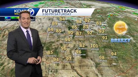 Severe thunderstorms possible in eastern New Mexico, hot and dry elsewhere