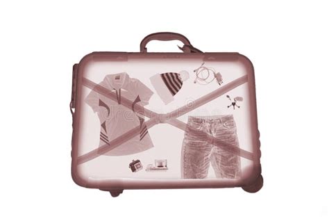 X-ray luggage stock photo. Image of ray, image, scan - 38333710