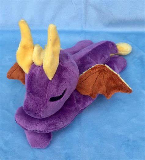 Baby Purple and Yellow Dragon Plush Beaned Pendragons - Etsy UK