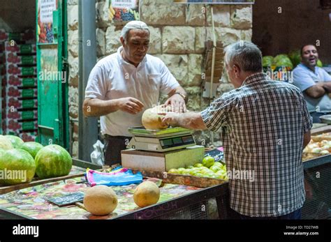 Fruit Market in Jerusalem Stock Photo - Alamy