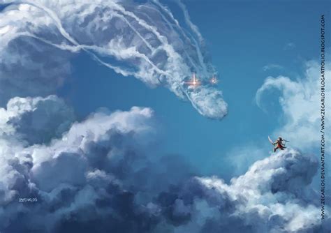 clouds by zecarlos on DeviantArt | Clouds, Dragon art, Creature design