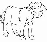 Cow Coloring Pages 8 Printable Sheets Simple To Draw Easy For Kids  sketch template