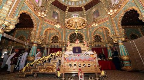 Dasara: Golden throne to be assembled at palace on Sept 18 - The Hindu