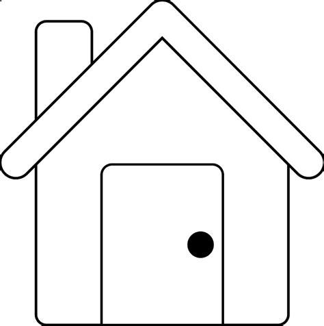 House Outline Clip Art at Clker.com - vector clip art online, royalty ...