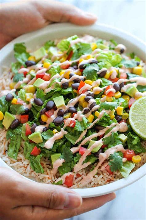 Bol de burritos Lunch Recipes, Mexican Food Recipes, New Recipes, Vegetarian Recipes, Dinner ...