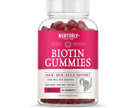 Biotin Gummies - 90 Count – Nurturly Nutrition