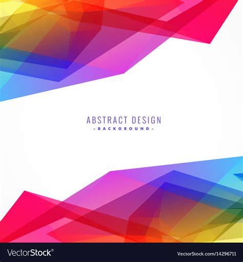 Bright colorful abstract background design Vector Image