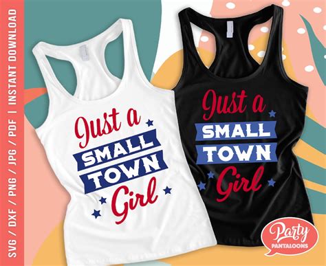 Just a Small Town Girl SVG. Movie Quotes and Sayings SVG. - Etsy