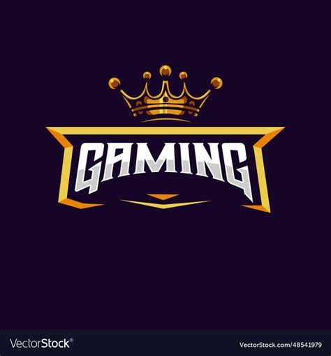 King gaming logo Royalty Free Vector Image - VectorStock