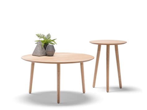 Nochio Natural Oak Round Side Table | L3 Home