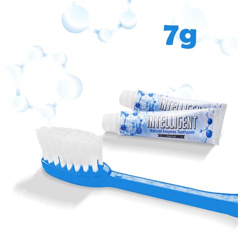 INTELLIGENT Saliva Enzymes Mini size 7g hotel size toothpaste | Taiwantrade.com