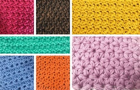 10 Crochet Stitches for Scarves (that AREN'T sc or dc!)