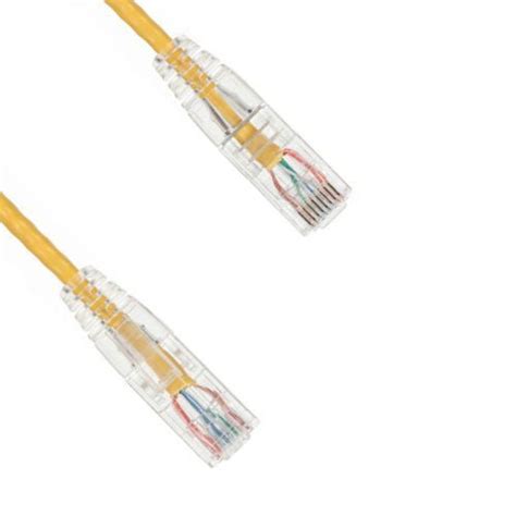 Kentek 25 Feet FT CAT6 UTP Slim Patch Cable 28 AWG 550 MHz Category 6 ...