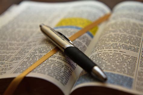 Open Bible with pen | My Bible left open with pen on it | Ryk Neethling | Flickr