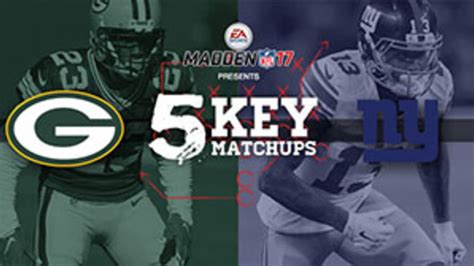 Packers vs. Giants: Five key matchups