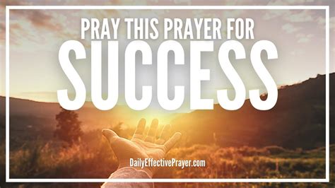 Powerful Prayer For Success - Prayer For Success In Life - YouTube