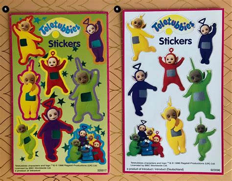 Teletubbies Stickers 1996 New | Etsy