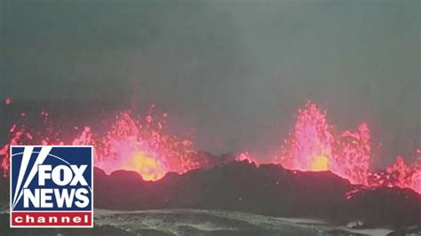 Live: Iceland volcano erupts after weeks of seismic activity - The ...