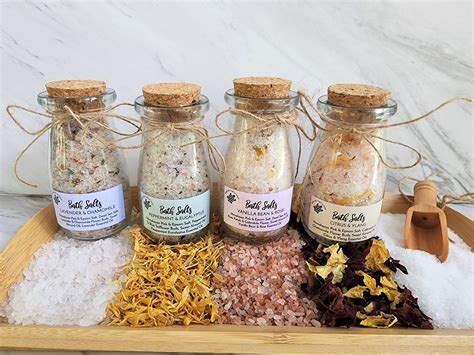 Natural Bath Salts Organic Spa Gift Relaxation Gift - Etsy