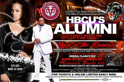 HBCU'S ALUMNI ~ "NIGHT AT THE RAMESES" - MingleBerry ~ Nightlife in ...