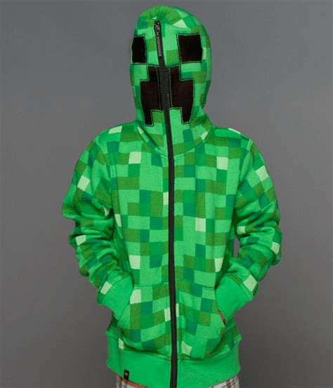 Minecraft Creeper hoodie for kids / Boing Boing