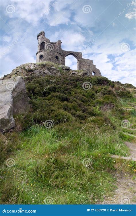 Mow cop castle stock photo. Image of bastion, fallen - 21956328