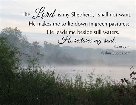 Related image | Psalms, Psalms verses, Lord is my shepherd