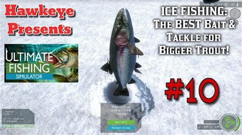 Ultimate Fishing Simulator | Ep. #10 | ICE FISHING: The Best Bait & Tack... | Bait and tackle ...