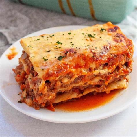 Lightened Up Lasagna Without Ricotta | My Sugar Free Kitchen