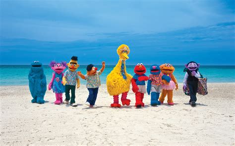 Sesame Street characters at Beaches Resorts