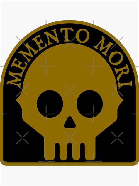 "Memento Mori Stoicism Quotes Stoics Virtues Sayings" Sticker for Sale by Mezios | Redbubble