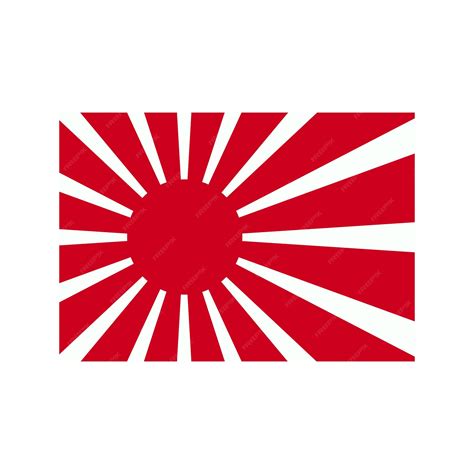 Premium Vector | Japanese sun flag sign Japan day National symbol of ...