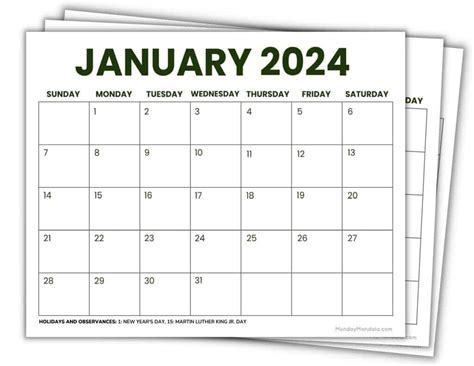 Printable Calendar 2024 Without Downloading Free Download - Toby Roanne