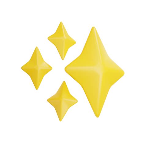 3d machen Gold Star funkeln Emoji. Star Magie Element. 22541333 PNG