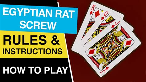 Egyptian Rat Screw Card Game Rules - YouTube