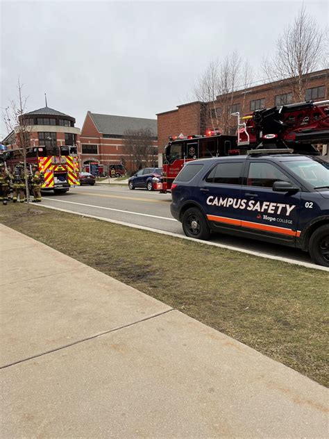 City of Holland: Fire breaks out on Hope College's campus, no injuries