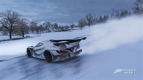 HD wallpaper: car, Forza, Forza Games, Forza Horizon 4, snow, white cars | Wallpaper Flare