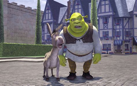 Shrek With Donkey In House Background Shrek HD desktop wallpaper ...