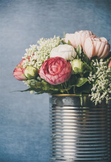 Free Images : cut flowers, bouquet, flower arranging, pink, garden roses, floristry, floral ...