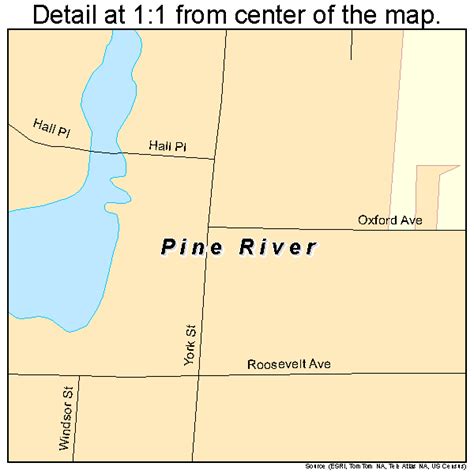 Pine River Minnesota Street Map 2751280