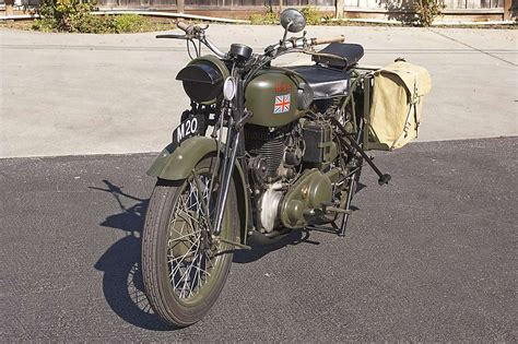 1940 BSA M20 military motorcycle