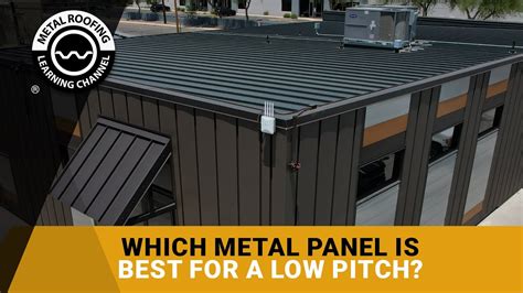 Which Metal Roofing Panel Is Best For A Low Sloped Roof? - YouTube